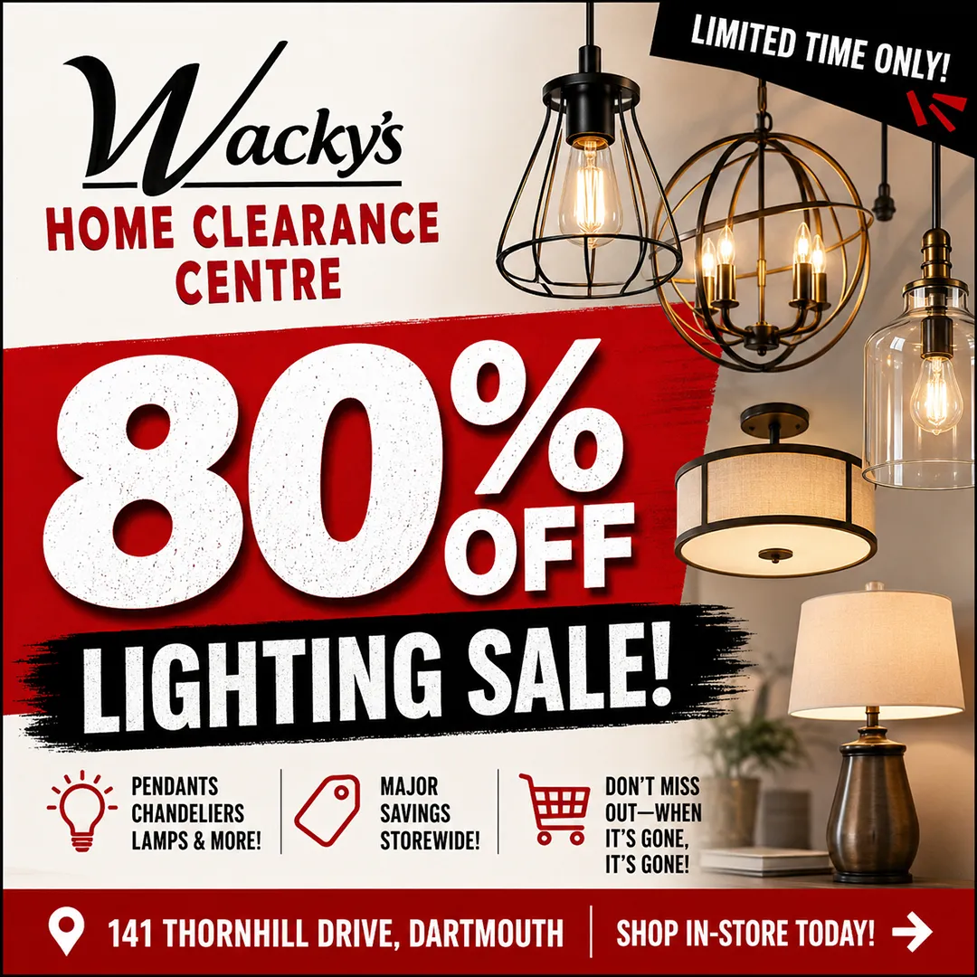 Wacky's Home Clearance Centre - 80% off Lighting Sale!